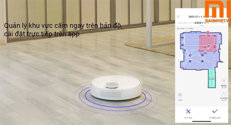 robot hút bụi thông minh Qihoo 360 S5 robot hút bụi thông minh Qihoo 360 S5