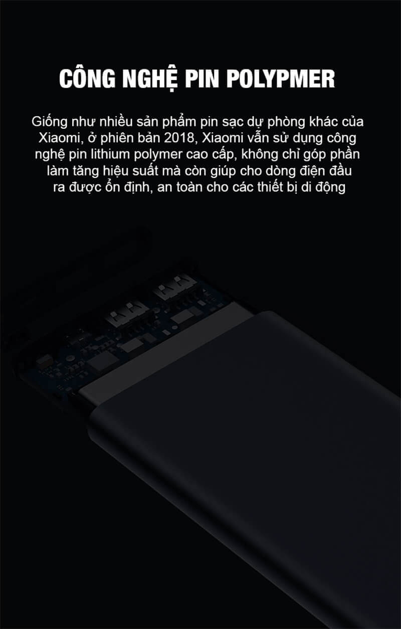 Sạc Dự Phòng Xiaomi 10000mAh Gen 2 Sạc Dự Phòng Xiaomi 10000mAh Gen 2