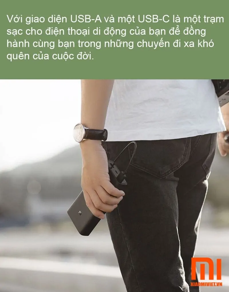 Sạc Dự Phòng Xiaomi Mi Powerbank 20000mAh Gen 3