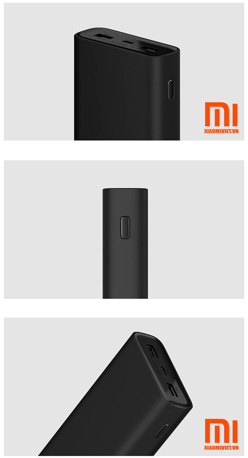 Pin Sạc Dự Phòng Xiaomi Mi Powerbank 20000mAh Gen 3 Sạc Dự Phòng Xiaomi Mi Powerbank 20000mAh Gen 3