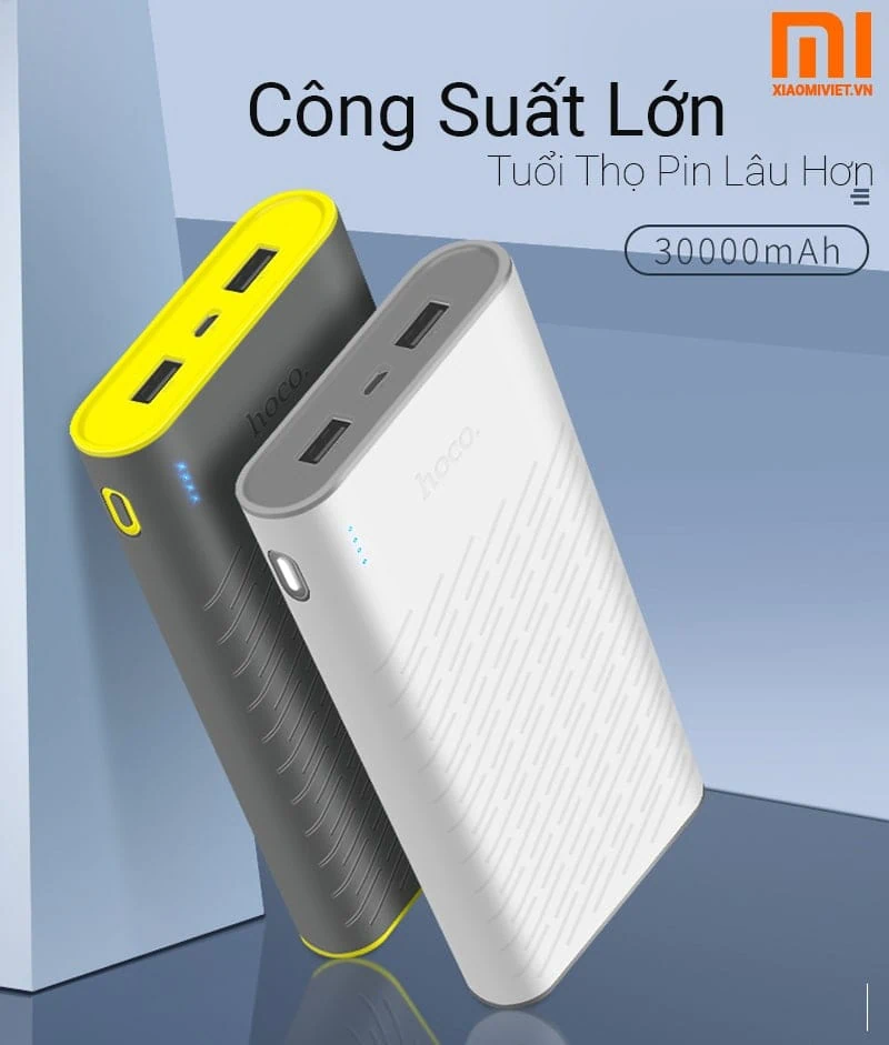 Pin Sạc dự phòng Hoco 30000mAh Pin sạc dự phòng hoco 30.000mAh B31A