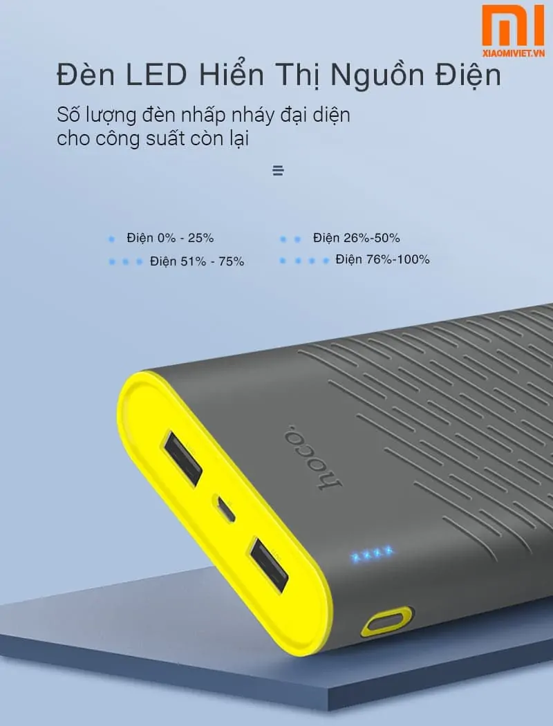 Pin Sạc dự phòng Hoco 30000mAh Pin sạc dự phòng hoco 30.000mAh B31A