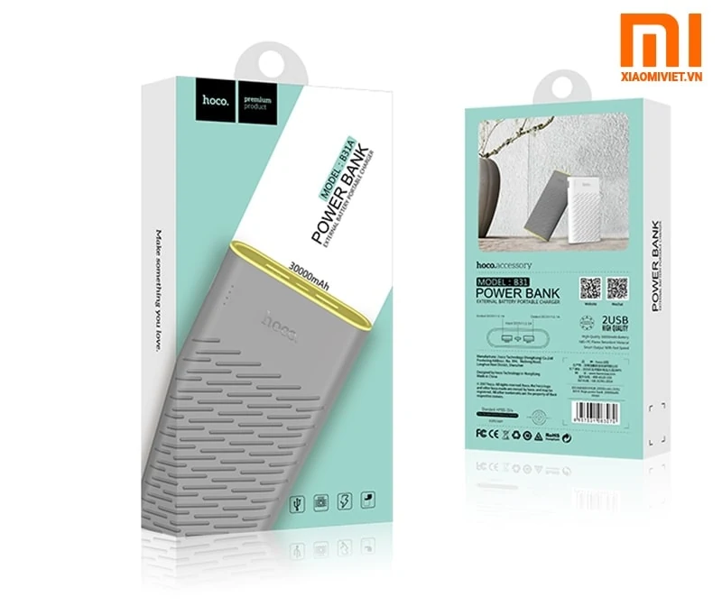 Pin Sạc dự phòng Hoco 30000mAh Pin sạc dự phòng hoco 30.000mAh B31A