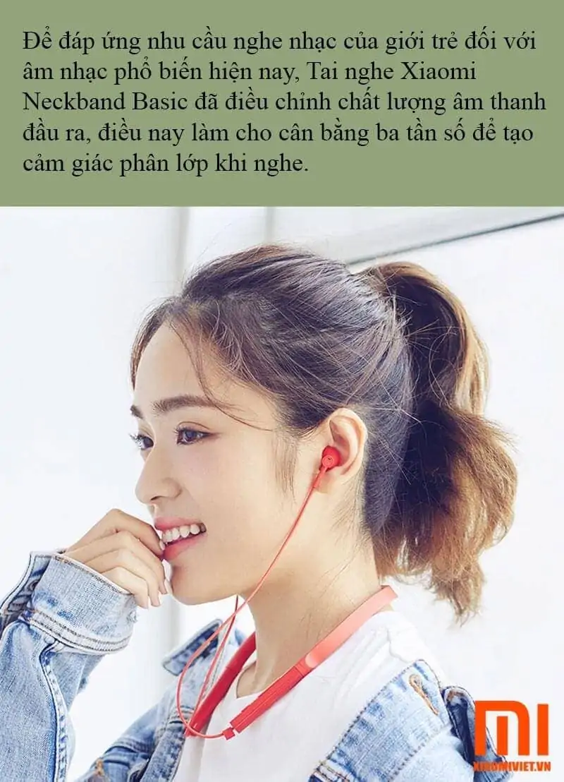 Tai nghe Bluetooth Xiaomi Neckband Basic Tai nghe Bluetooth Xiaomi Neckband Basic