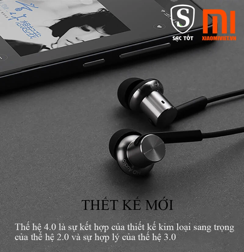 Tai Nghe Xiaomi Piston Iron 4.0 (HD Audio)Tai Nghe Xiaomi Piston Iron 4.0 (HD Audio)