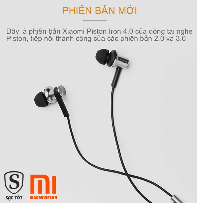 Tai Nghe Xiaomi Piston Iron 4.0 (HD Audio)