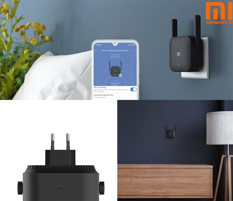 Kích Sóng Wifi Xiaomi Repeater PRO 2 Râu Kích Sóng Xiaomi Mi Repeater PRO 2 Râu