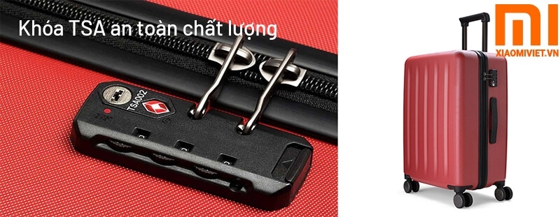 Vali Xiaomi 20-inch Khóa TSA an toàn chất lượng