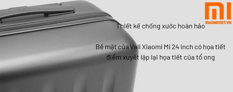 Vali Xiaomi 24-inch Thiết kế chống xước hoàn hảo