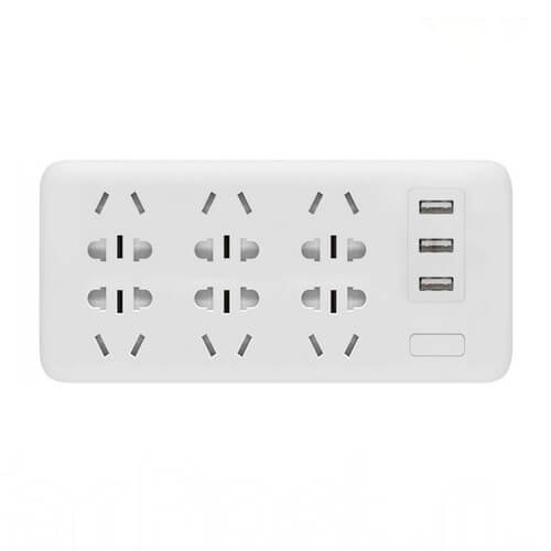 Ổ cắm điện Xiaomi 6 cổng và 3 cổng USB - NRB4025CN Ổ cắm điện Xiaomi 6 cổng và 3 cổng USB (3)