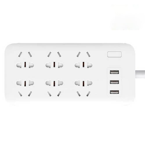 Ổ cắm điện Xiaomi 6 cổng và 3 cổng USB - NRB4025CN Ổ cắm điện Xiaomi 6 cổng và 3 cổng USB (4)