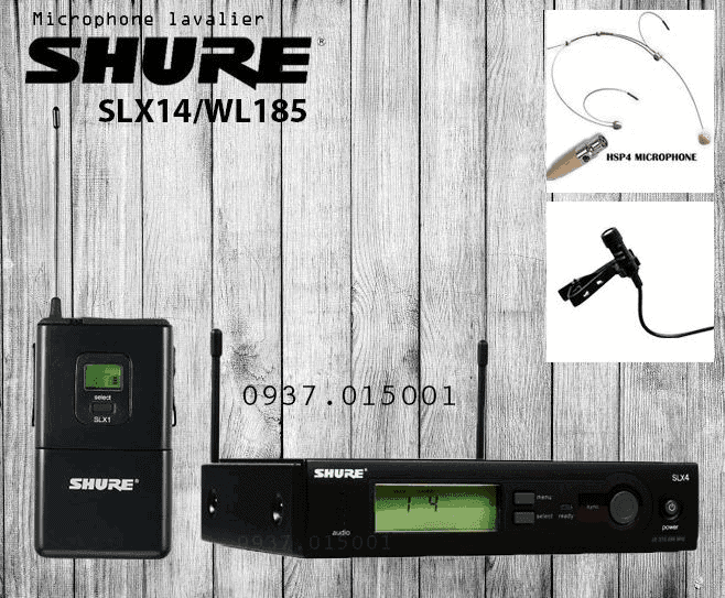 Cách chọn Micro Không Dây Shure | Gợi ý 10 mẫu tốt nhất 2020 micro khong day shure SLX14 WL185