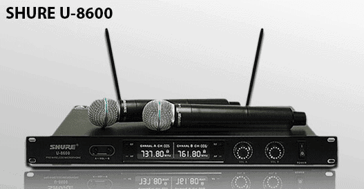micro khong day shure u-8600
