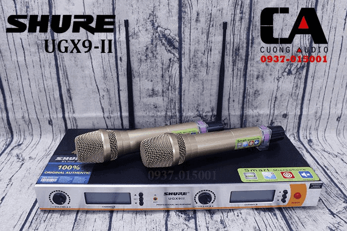 Cách chọn Micro Không Dây Shure | Gợi ý 10 mẫu tốt nhất 2020 Micro khong day UGX-II