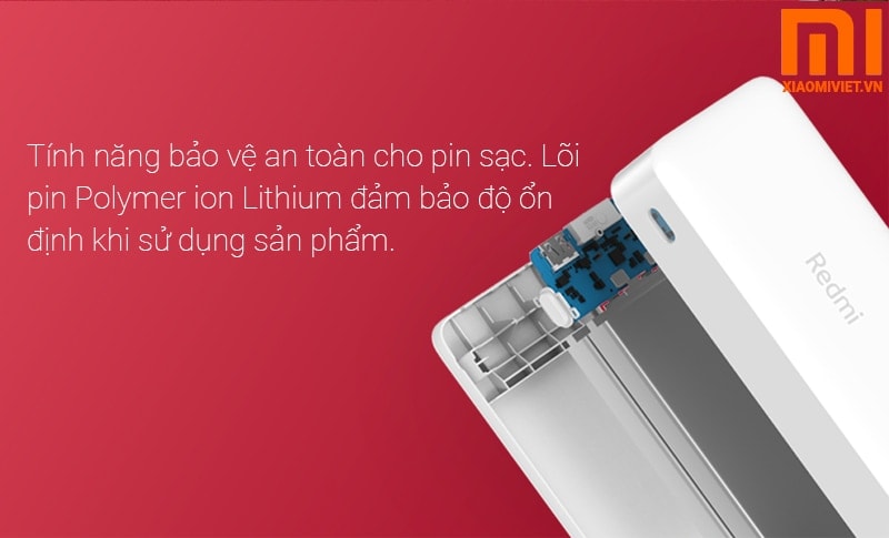Pin sạc dự phòng Xiaomi Redmi 20000mAh PB200LZM Pin sạc dự phòng Xiaomi Redmi 20000mAh PB200LZM