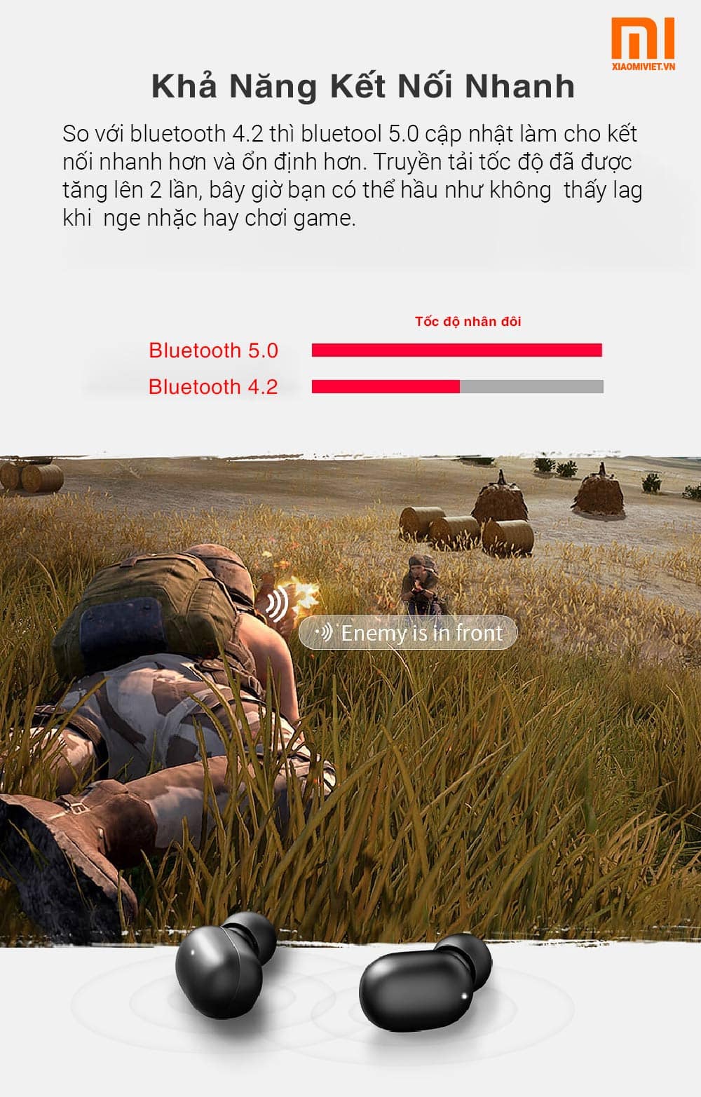 Tai nghe Bluetooth True Wireless Haylou-GT1 Tai nghe Xiaomi Bluetooth Haylou-GT1