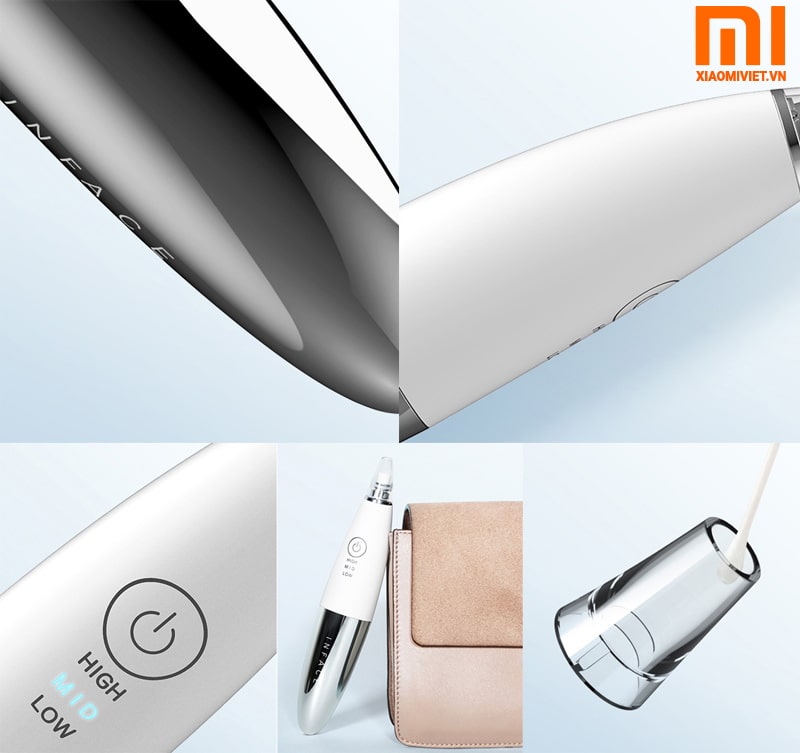 Máy Hút Mụn Đầu Đen Xiaomi Inface MS7000 thân máy inface ms7000 chắc chắn