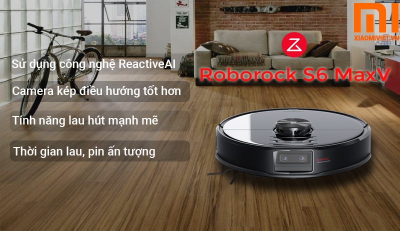 robot hút bụi roborock s6 MaxV robot hút bụi roborock s6 MaxV