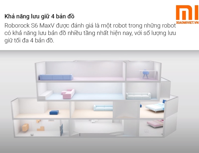 robot hút bụi roborock s6 MaxV robot hút bụi roborock s6 MaxV
