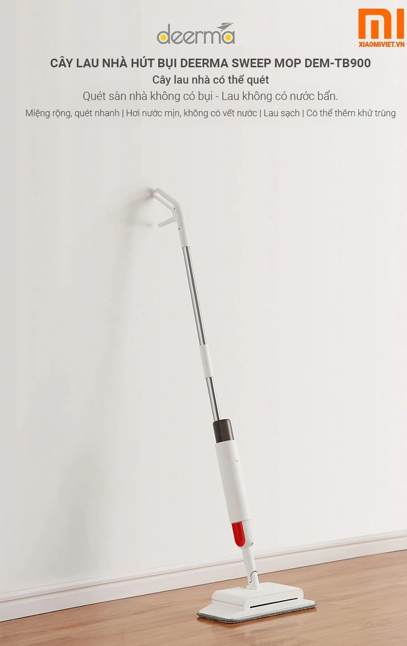 Cây Lau Nhà Hút Bụi Deerma DEM-TB900