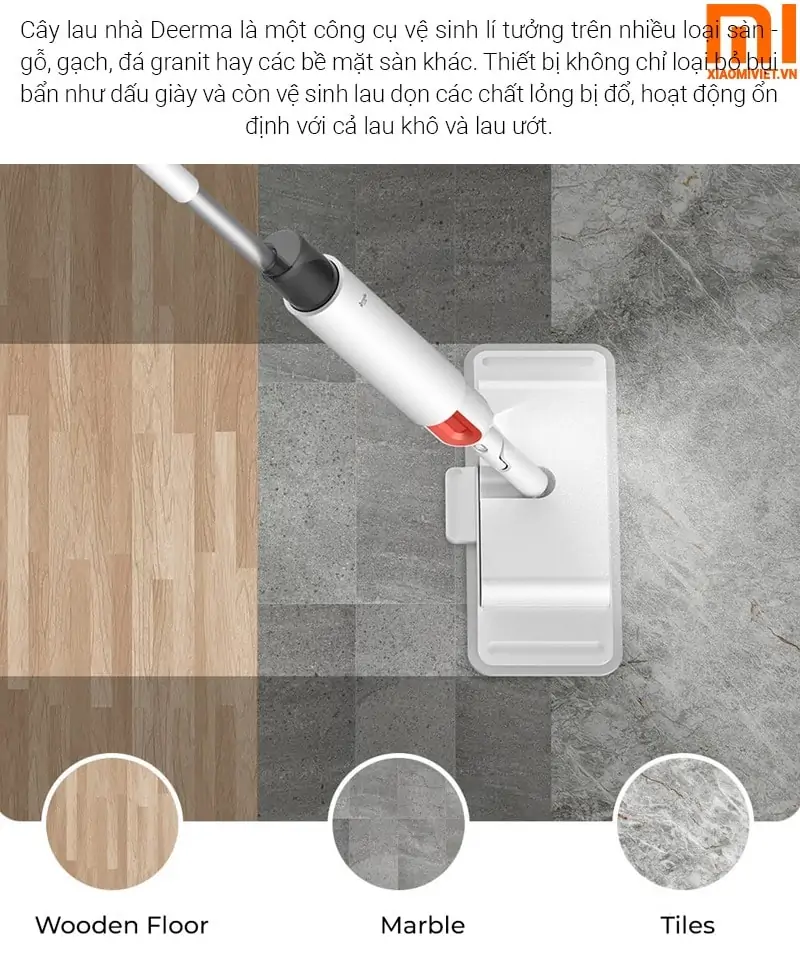 Cây Lau Nhà Hút Bụi Deerma DEM-TB900