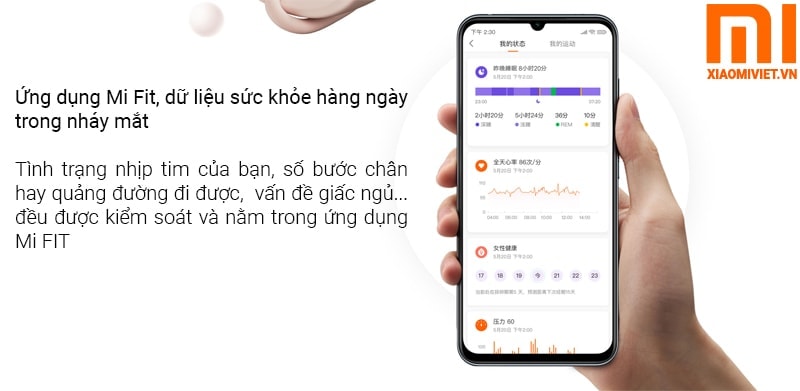vòng đeo tay thông minh Mi Band 5 vòng đeo tay thông minh Mi Band 5