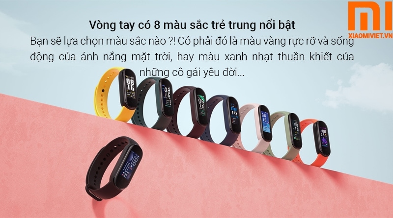 vòng đeo tay thông minh Mi Band 5 vòng đeo tay thông minh Mi Band 5