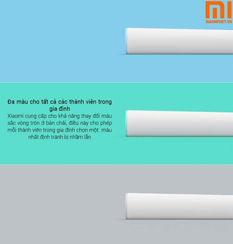 Bàn Chải Đánh Răng Điện Xiaomi Mi Electric thiết kế đẹp mắt đa màu
