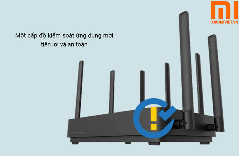 Bộ Định Tuyến Router Xiaomi AC2350 kiểm soát ứng dụng mới tiện lợi và an toàn