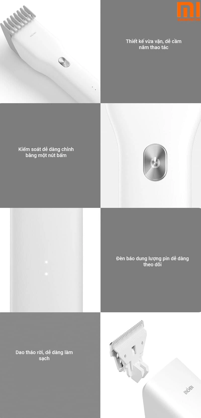 tông đơ cắt tóc Enchen Boost