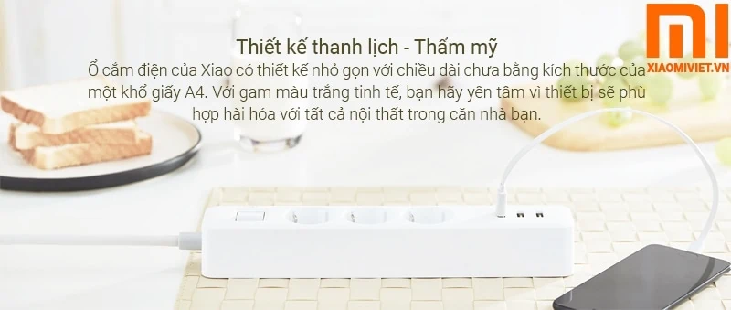 ổ điện thiết kế thanh lịch thẩm mỹ