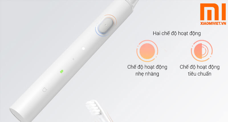 Bàn Chải Đánh Răng Điện Xiaomi Mijia T100 Hai chế độ hoạt động phù hợp cho tất cả người dùng