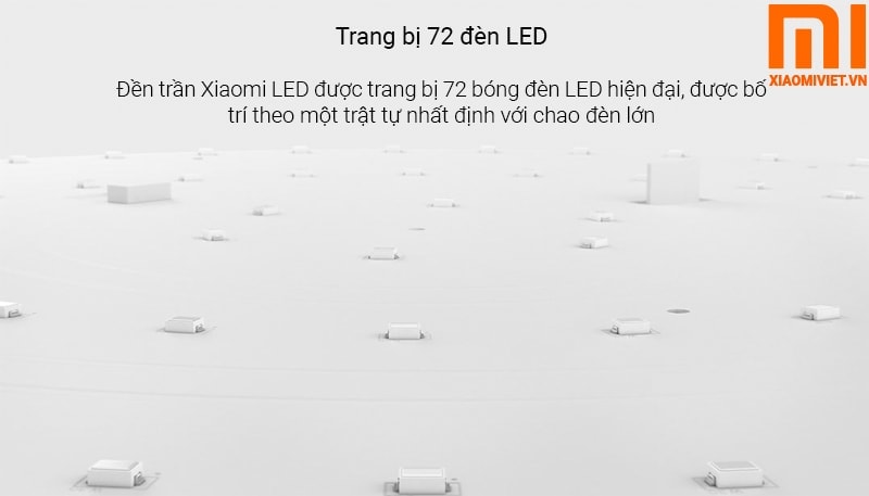 trang bị 72 đèn led