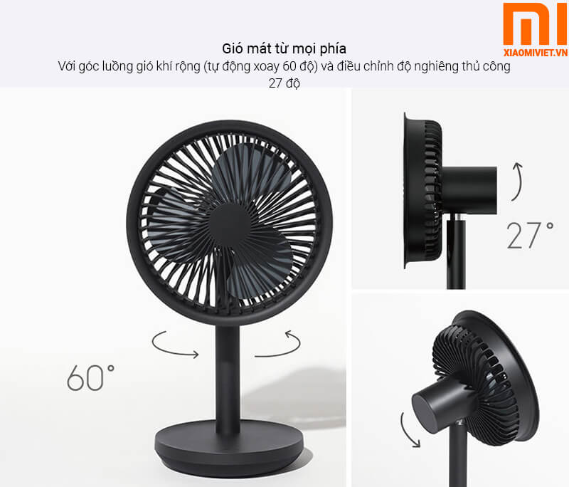 gió mát từ mọi phía