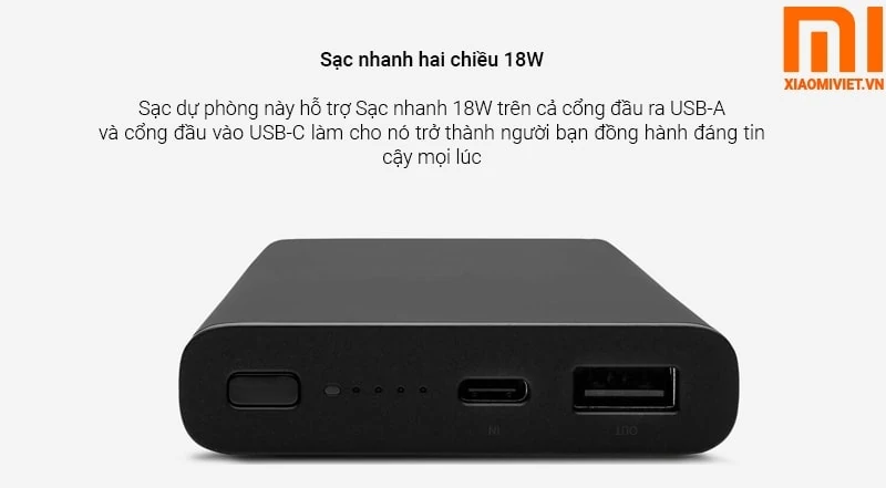 Pin Sạc Dự Phòng Không Dây Xiaomi 10W Wireless Power Bank 10000 sạc nhanh hai chiều - Pin Sạc Dự Phòng Không Dây Xiaomi Mi Power Bank Wireless WPB15ZM