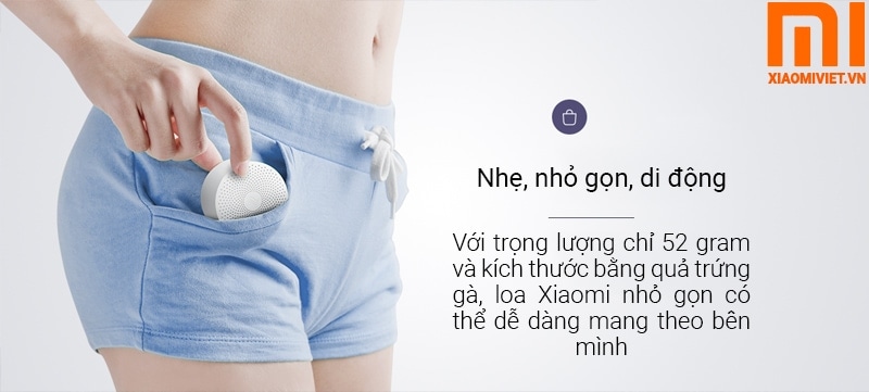 Loa Bluetooth Xiaomi Mi Compact 2 thiết kế nhỏ gọn