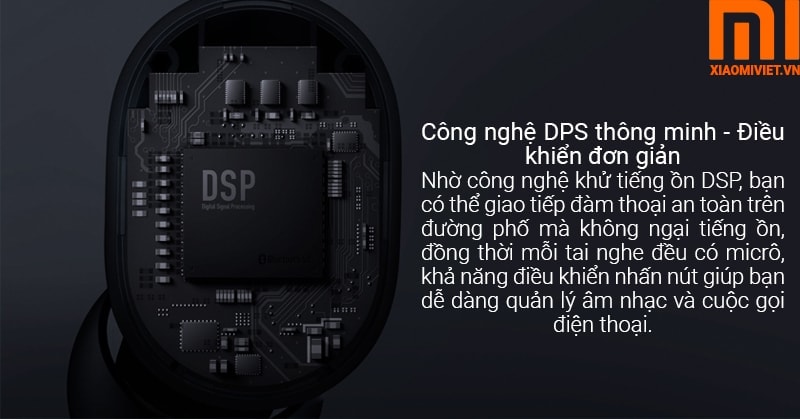 công nghệ khử tiếng ồn và điều khiển dễ dàng