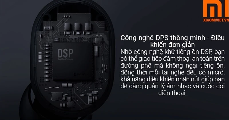công nghệ khử tiếng ồn và điều khiển dễ dàng