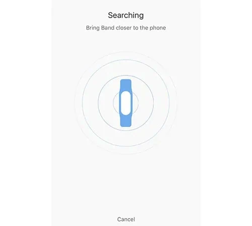 Hướng dẫn kết nối xiaomi mi Band 5 dễ dàng tiện lợi Đưa Xiaomi Mi band 5 lại gần điện thoại