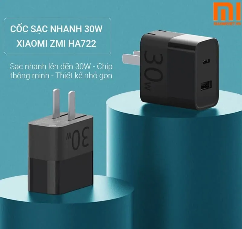 cốc sạc nhanh zmi 30w cốc sạc nhanh zmi 30w