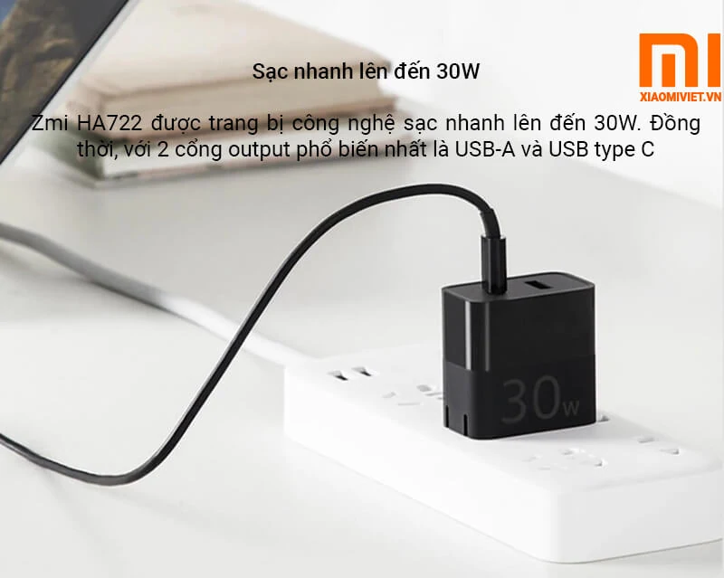 Sạc nhanh lên đến 30W Sạc nhanh lên đến 30W