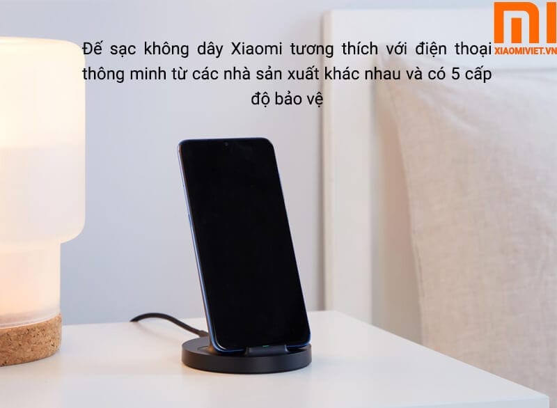 Đế Sạc Nhanh Không Dây Xiaomi 20W Nhận dạng thiết bị thông minh - Tương thích với nhiều thiết bị