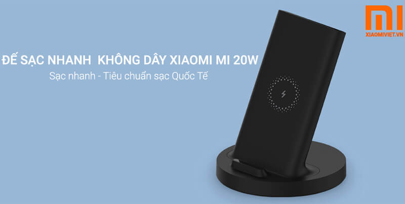Đế Sạc Nhanh Không Dây Xiaomi 20W đế sạc nhanh không dây mi 20W