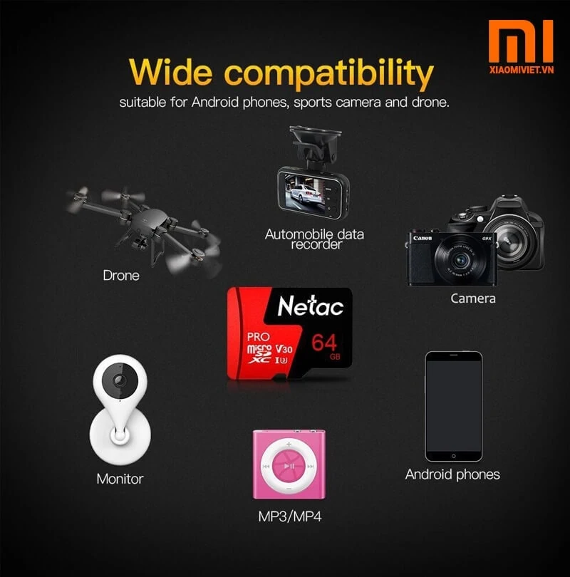 khả năng tương thích tuyệt vời đáp ứng nhu cầu của nhiều thiết bị khác nhau