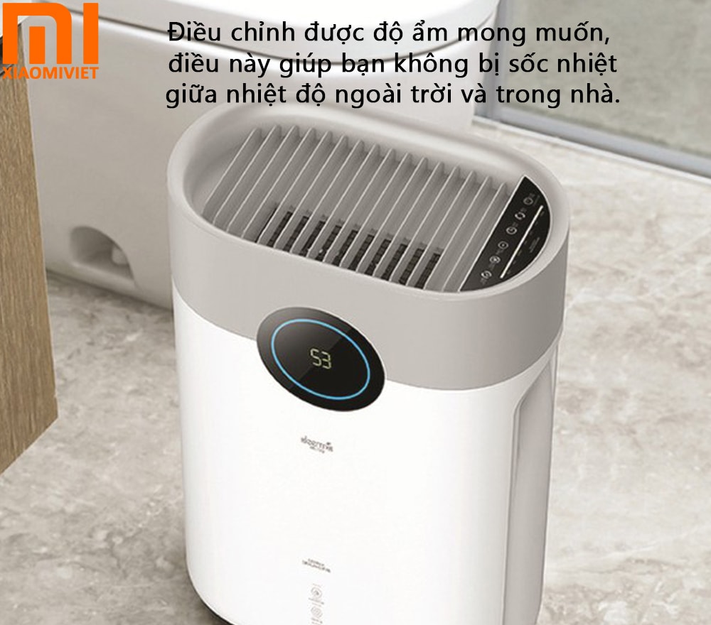 Xiaomi Deerma DEM-DT16C cho phép điều chỉnh được độ ẩm mong muốn