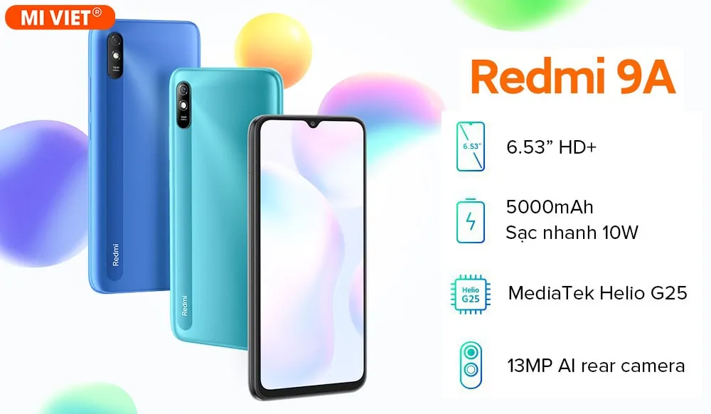 Điện thoại Xiaomi Redmi 9A