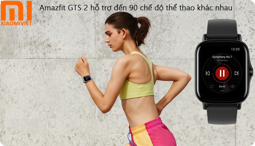 Amazfit GTS 2 hỗ trợ đến 90 chế độ thể thao khác nhau