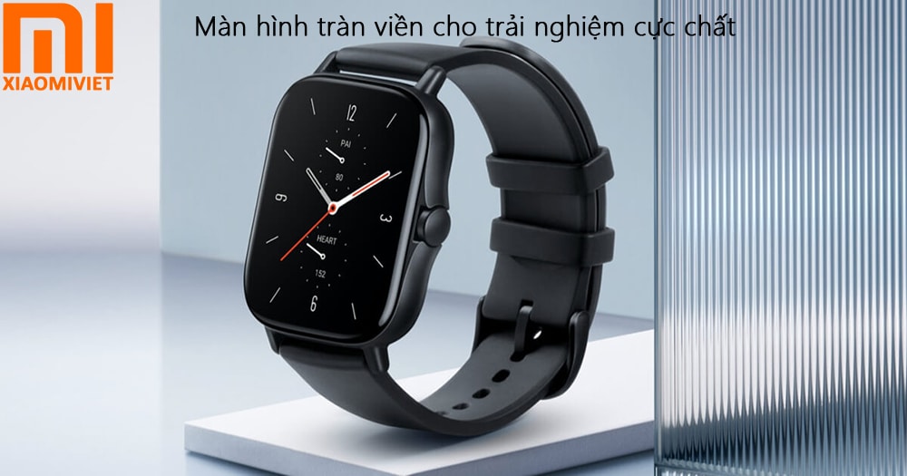 Xiaomi Amazfit GTS 2 trang bị màn hình tràn viền sắc nét