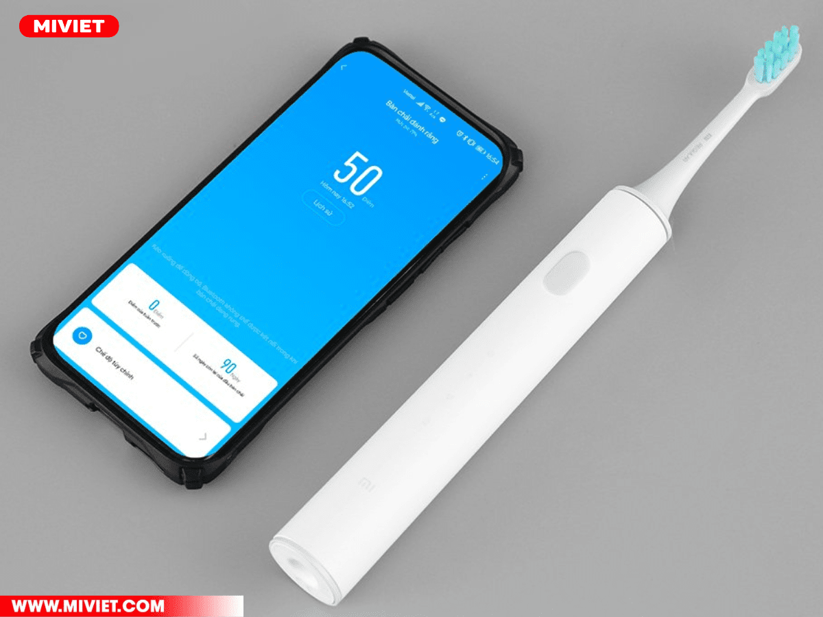 Bàn chải thông minh Mi Smart Electric Toothbrush T500 Bàn chải T500 kết nối App MiHome tiện lợi