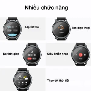 đồng hồ thông minh haylou ls05 cùng nhiều tính năng thông minh và chân thực